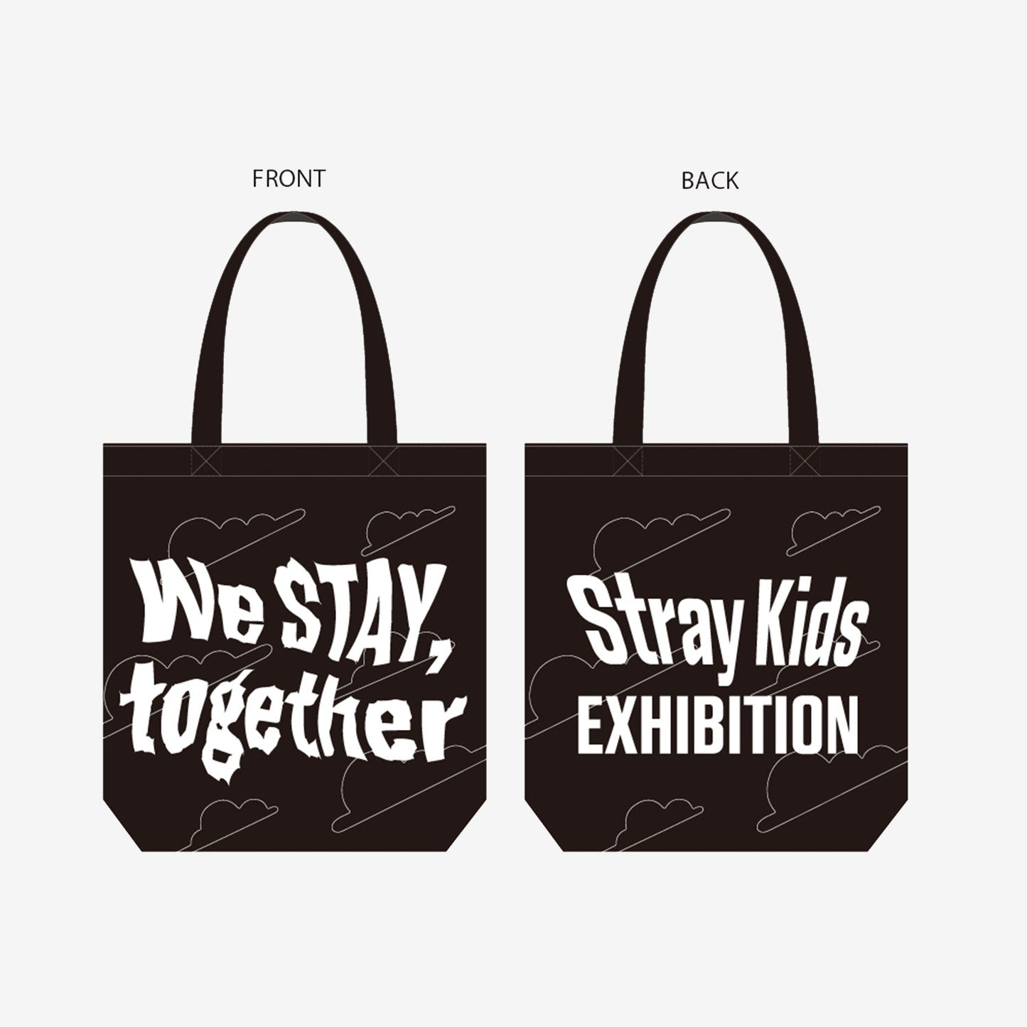 TOTE BAG【BLACK】/ Stray Kids『EXHIBITION “We STAY, together”』