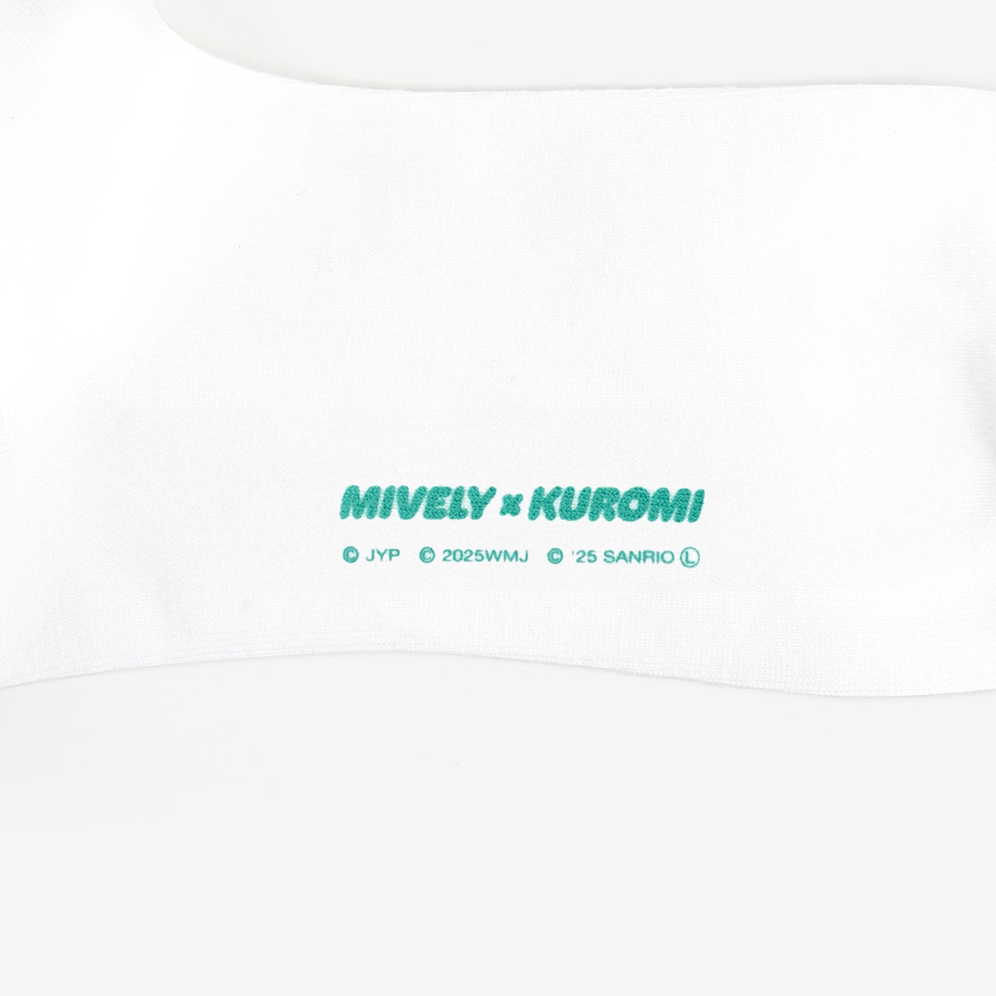 SOCKS - MIVELY×KUROMI【25-27cm】/ TWICE LOVELYS×SANRIO CHARACTERS