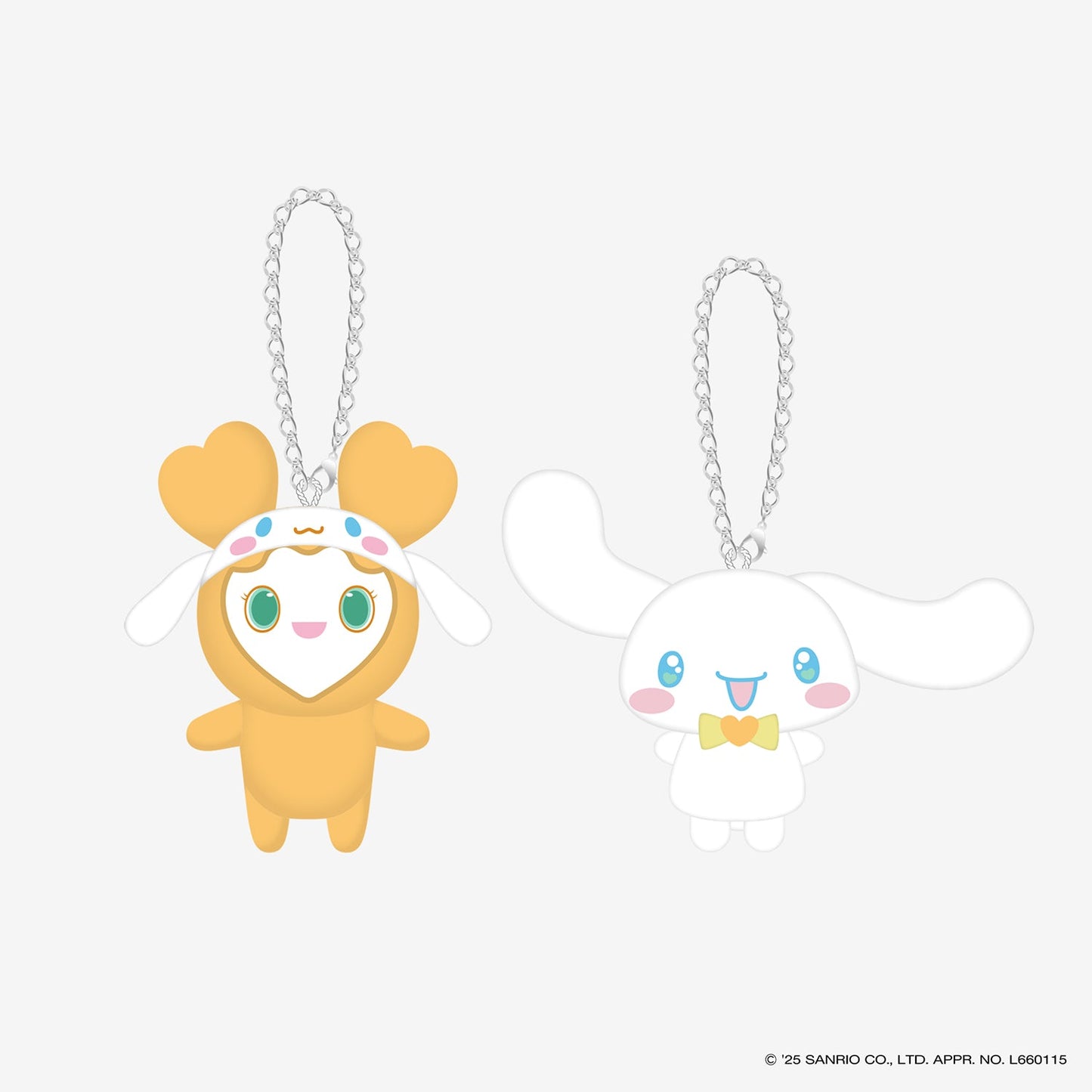 BAG CHARM SET - JIVELY×CINNAMOROLL / TWICE LOVELYS×SANRIO CHARACTERS