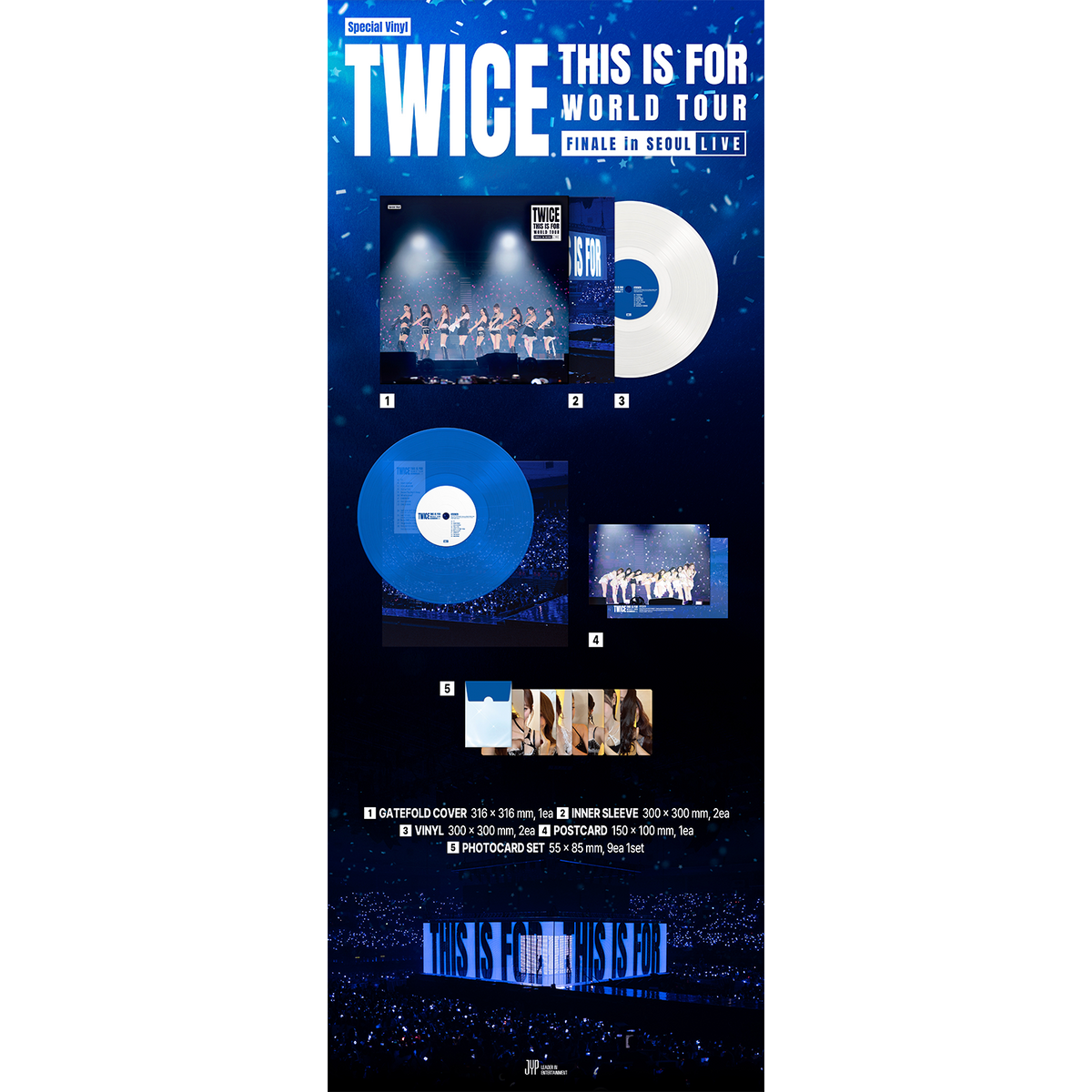TWICE『TWICE Special Vinyl <THIS IS FOR> WORLD TOUR FINALE in SEOUL - LIVE』