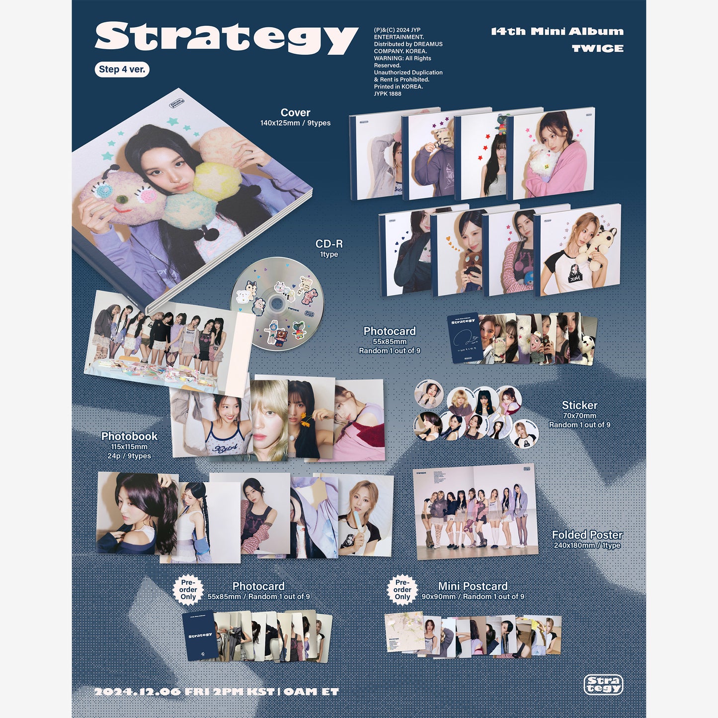 TWICE 14TH MINI ALBUM『STRATEGY』(Digipack ver.)【輸入盤】