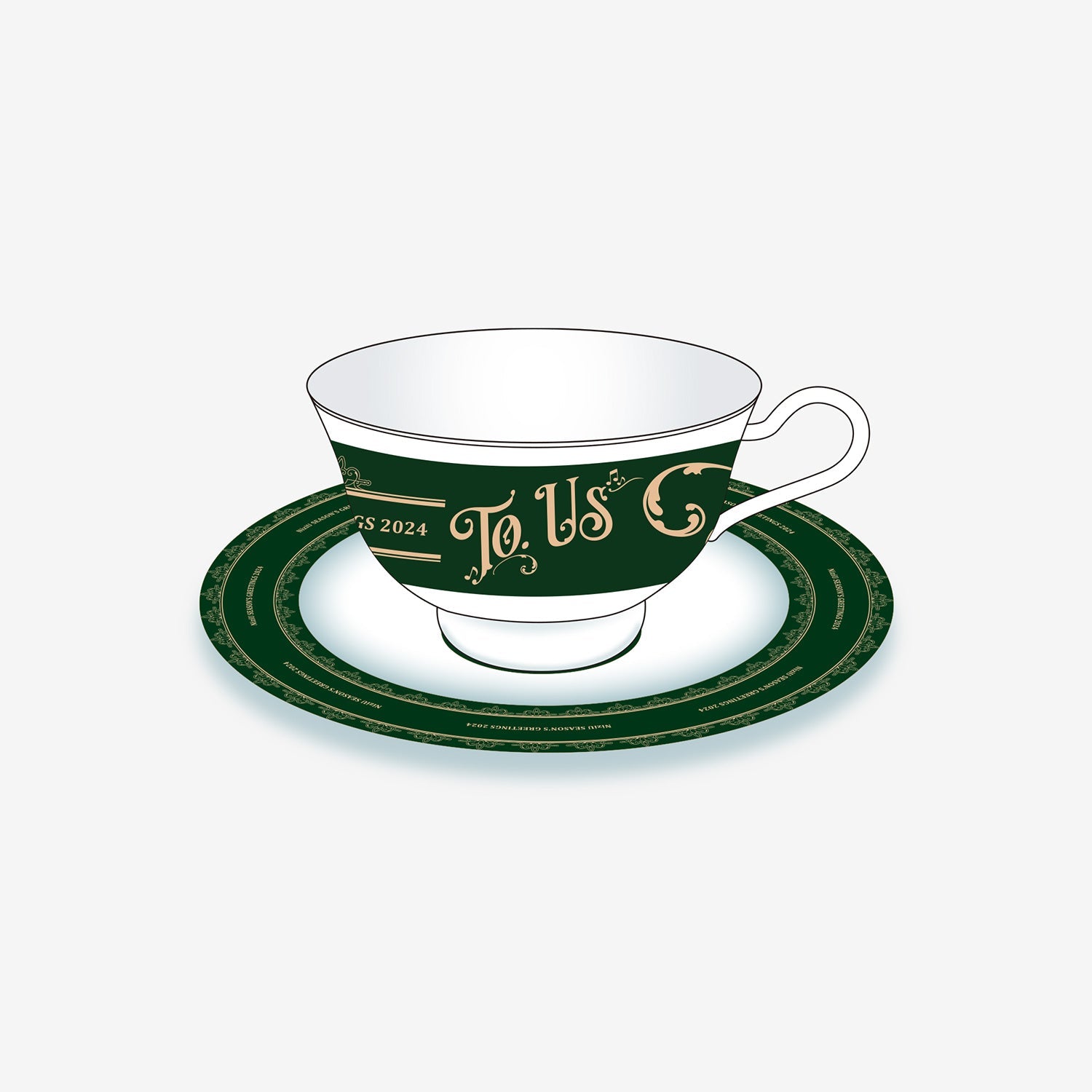 CUP & SAUCER /『NiziU SEASON'S GREETINGS 2024 “To.Us”』 – JYP