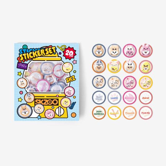 STICKER SET (20PIECES) / Stray Kids『Fan Connecting 2024 "SKZ TOY WORLD"』