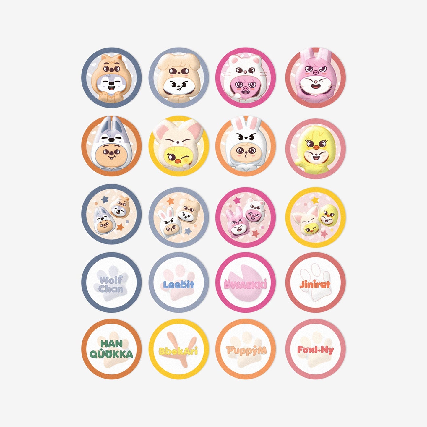 STICKER SET (20PIECES) / Stray Kids『Fan Connecting 2024 "SKZ TOY WORLD"』