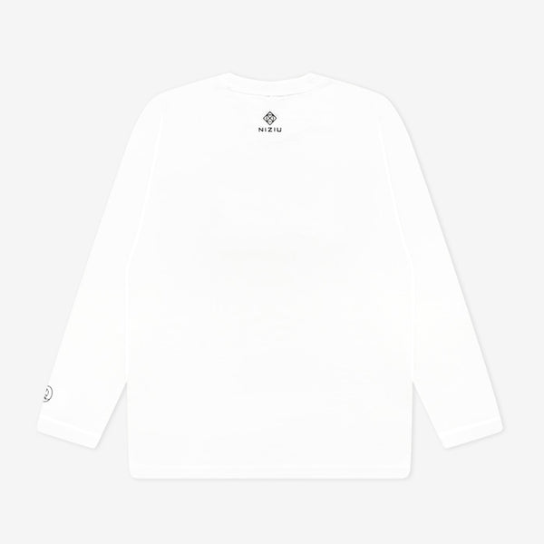 LONG SLEEVE T-SHIRT / WHITE【S】「NiziU Live with U 2022 “Burn it Up”」