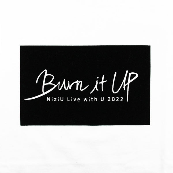 LONG SLEEVE T-SHIRT / WHITE【S】「NiziU Live with U 2022 “Burn it Up”」