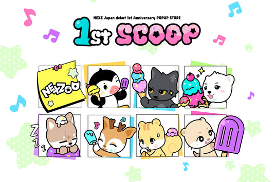 NEXZ Japan debut 1st Anniversary POPUP STORE “1st SCOOP” OFFICIAL GOODS