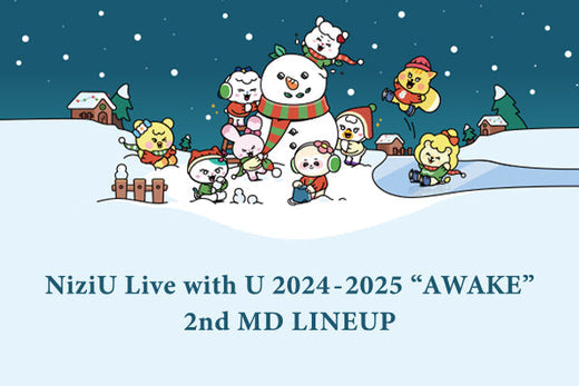 NiziU Live with U 2024-2025 “AWAKE” OFFICIAL GOODS