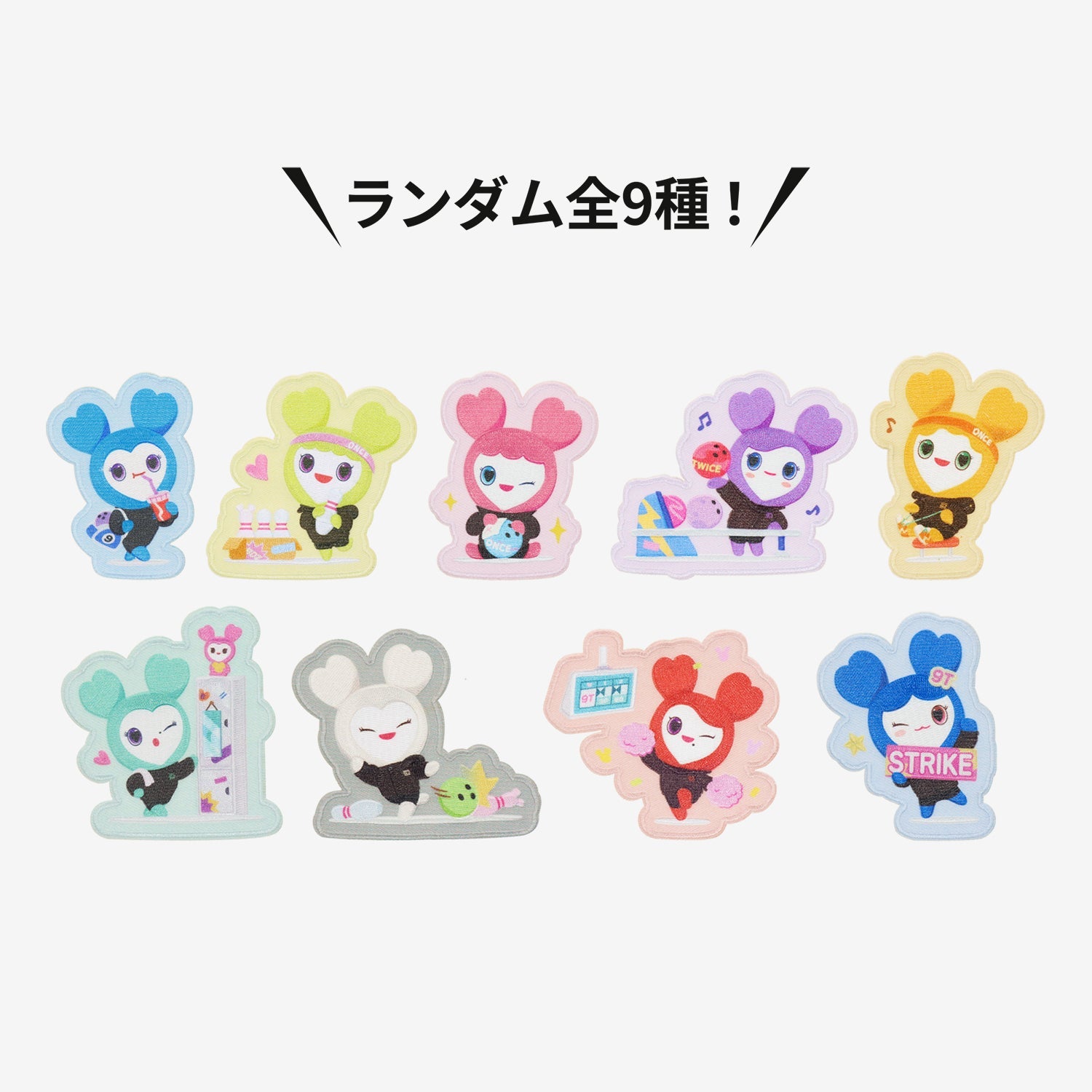 TWICE LOVELYS RANDOM WAPPEN STICKER / TWICE『THIS IS FOR (MUFG