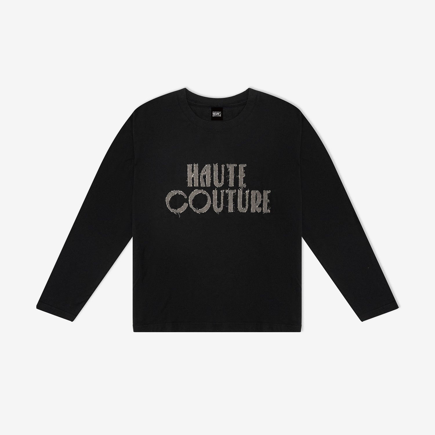 LONG SLEEVE T-SHIRT / BALCK【XL】/ MISAMO『HAUTE COUTURE』