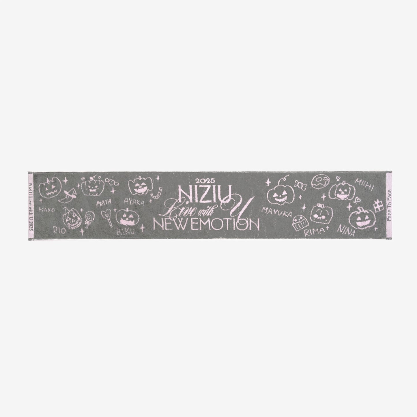 MUFFLER TOWEL - Designed by NiziU / NiziU『Live with U 2025 “NEW EMOTION : Face To Face”』