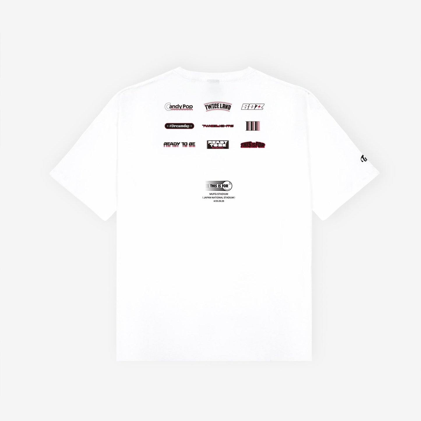 T-SHIRT / WHITE【M】/ TWICE『THIS IS FOR (MUFG STADIUM)』