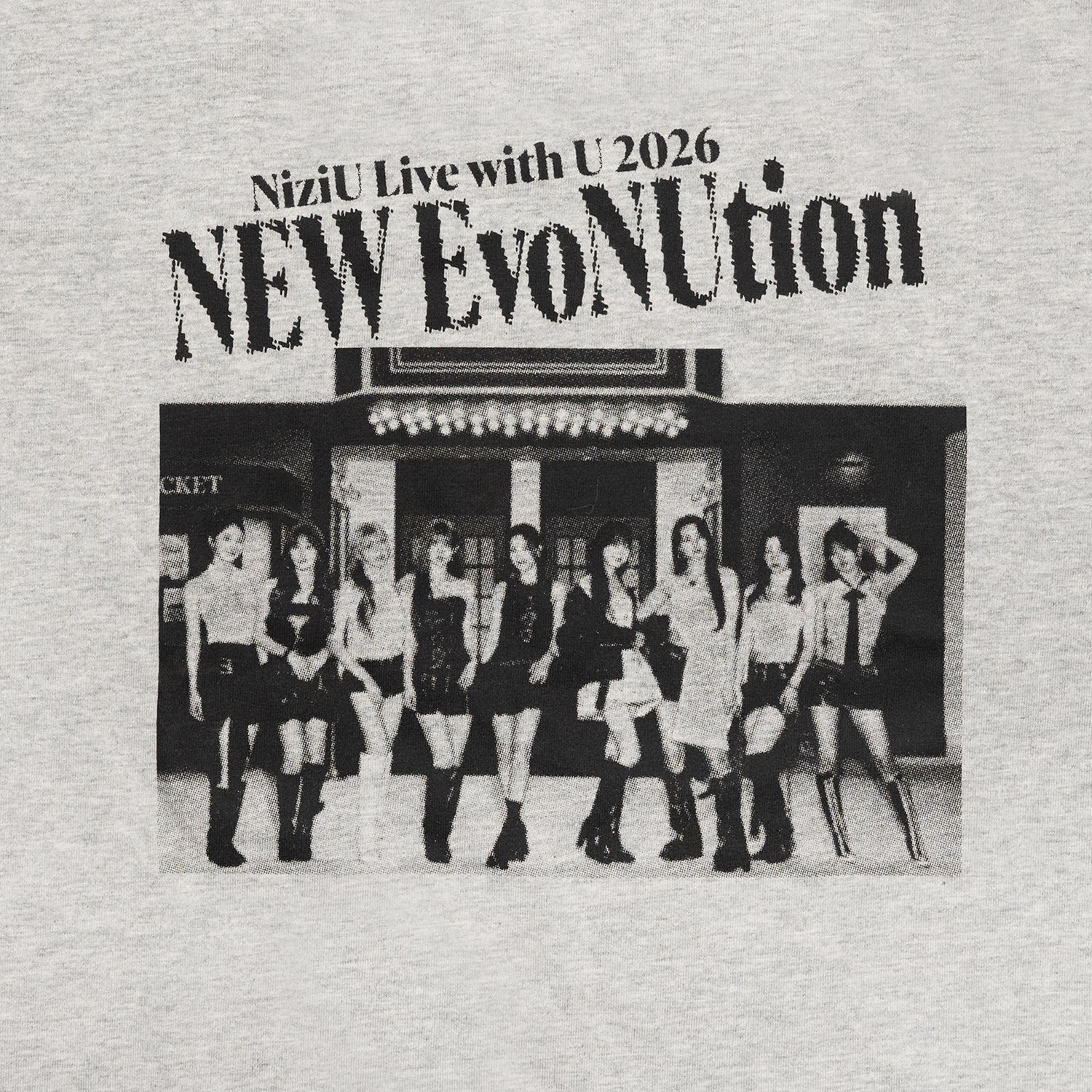 OVERSIZED RAGLAN T-SHIRT【L】/ NiziU『Live with U 2026 “NEW