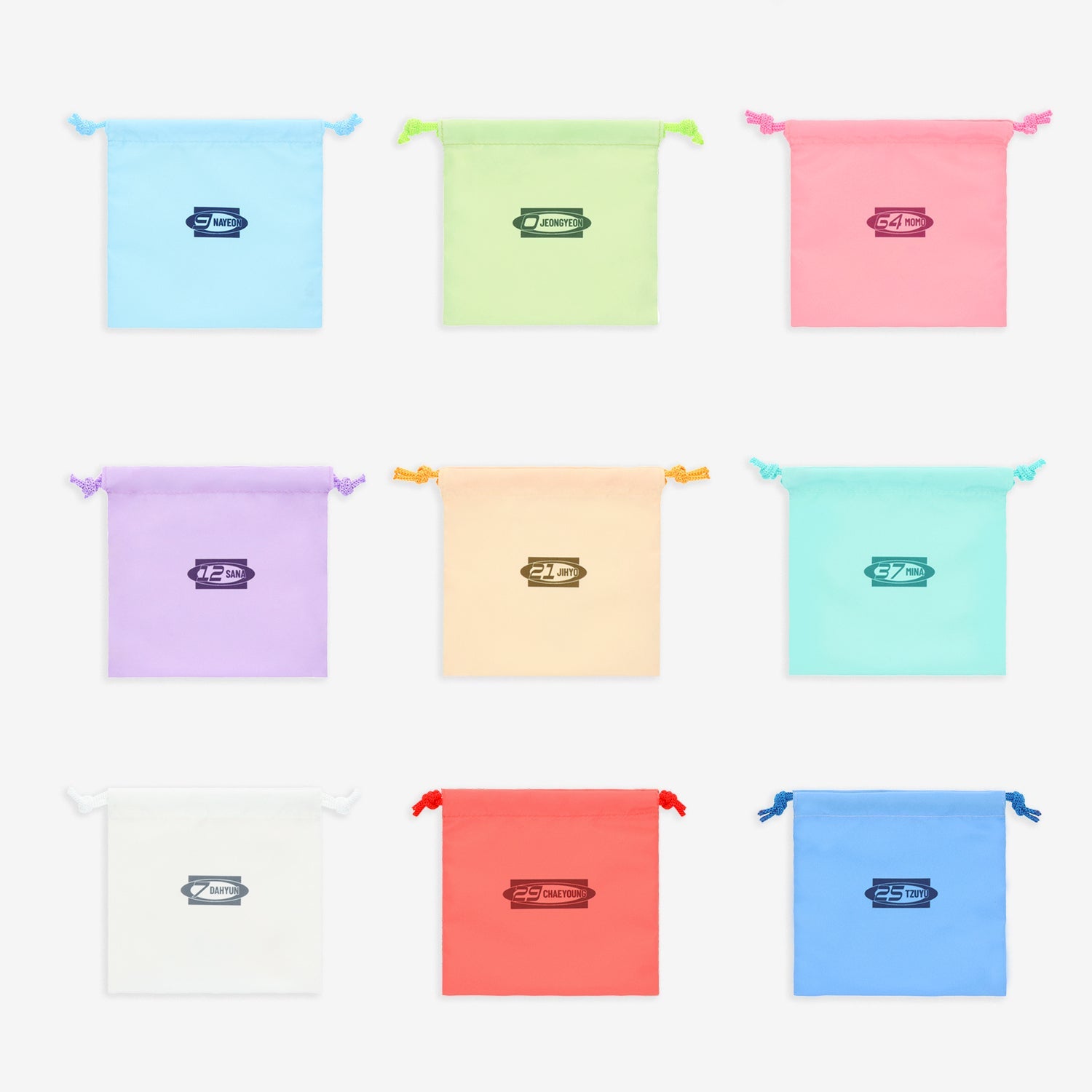 TWICE LOVELYS RANDOM DRAWSTRING POUCH / TWICE『THIS IS FOR (MUFG