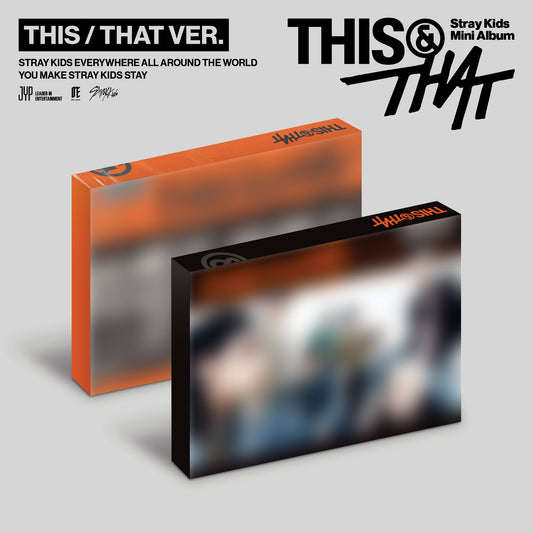 Stray Kids Mini Album "THIS & THAT" [THIS VER./THAT VER.] 2バージョンランダム
