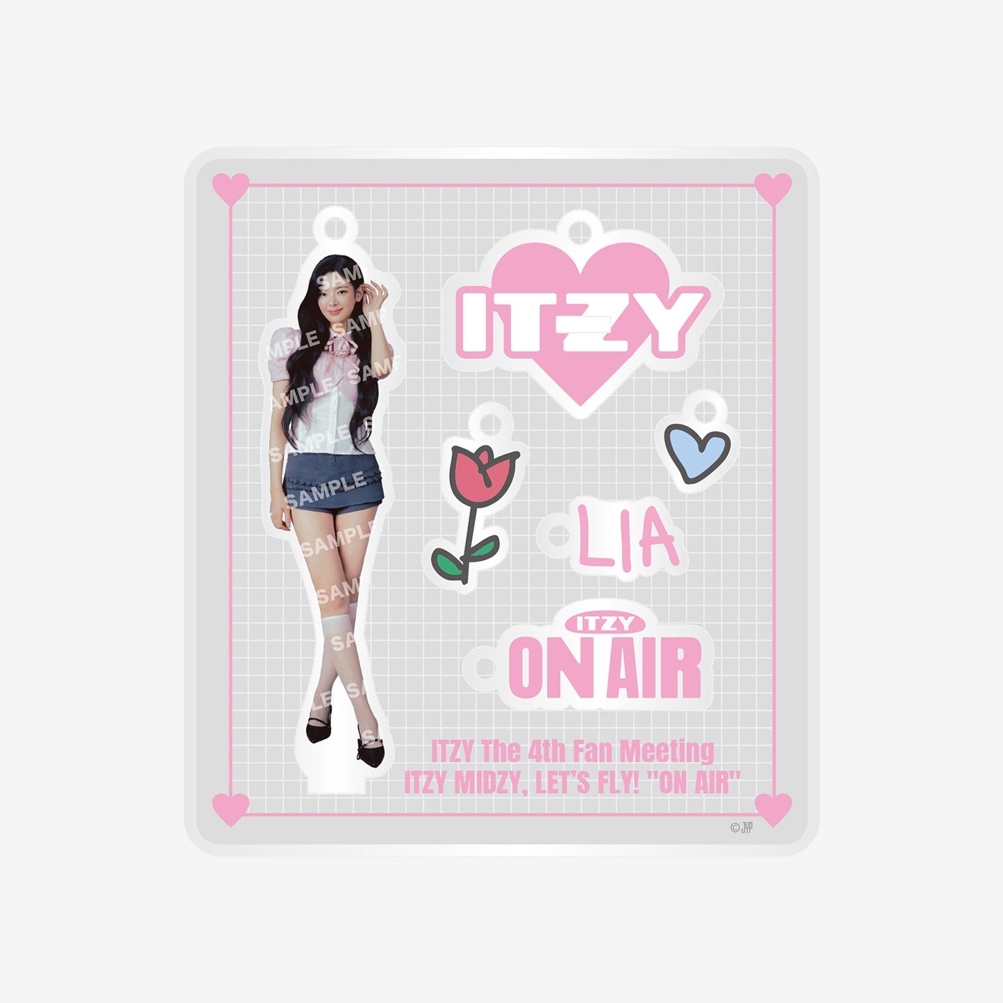 ACRYLIC STAND KEY HOLDER - LIA / ITZY『The 4th Fan Meeting ITZY MIDZY, LET’S FLY! "ON AIR"』
