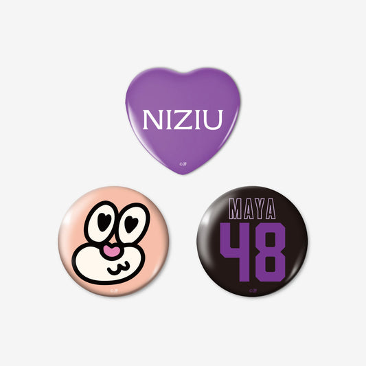 BADGE SET（3PIECES）- MAYA / NiziU『Live with U 2026 “NEW EvoNUtion”』