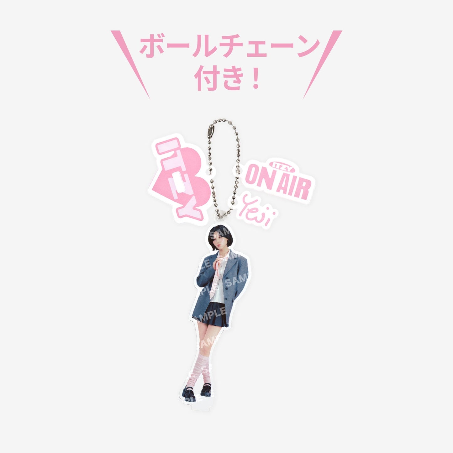 ACRYLIC STAND KEY HOLDER - YUNA / ITZY『The 4th Fan Meeting ITZY MIDZY, LET’S FLY! "ON AIR"』