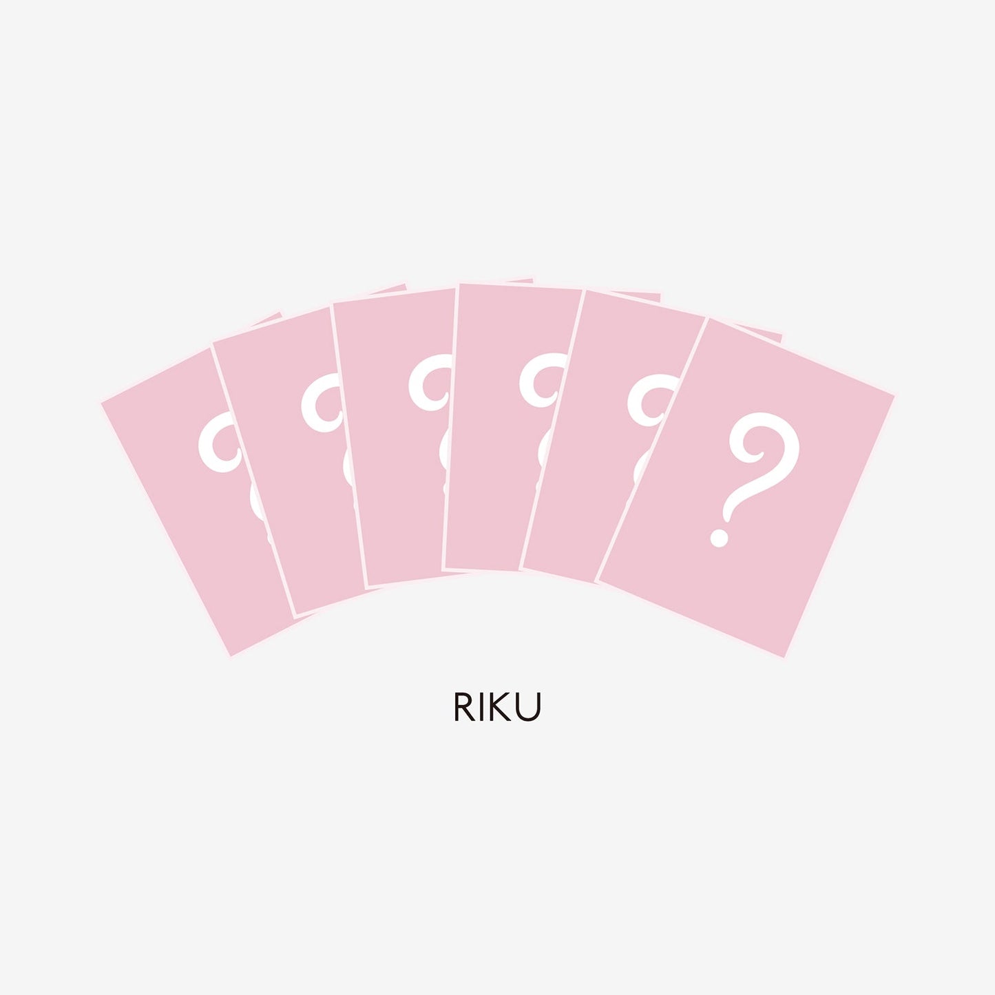 LIVE PHOTO TRADING CARD（6PIECES）- RIKU / NiziU『Live with U 2025 "NEW EMOTION : Face To Face"』