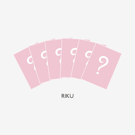 LIVE PHOTO TRADING CARD（6PIECES）- RIKU / NiziU『Live with U 2025 "NEW EMOTION : Face To Face"』