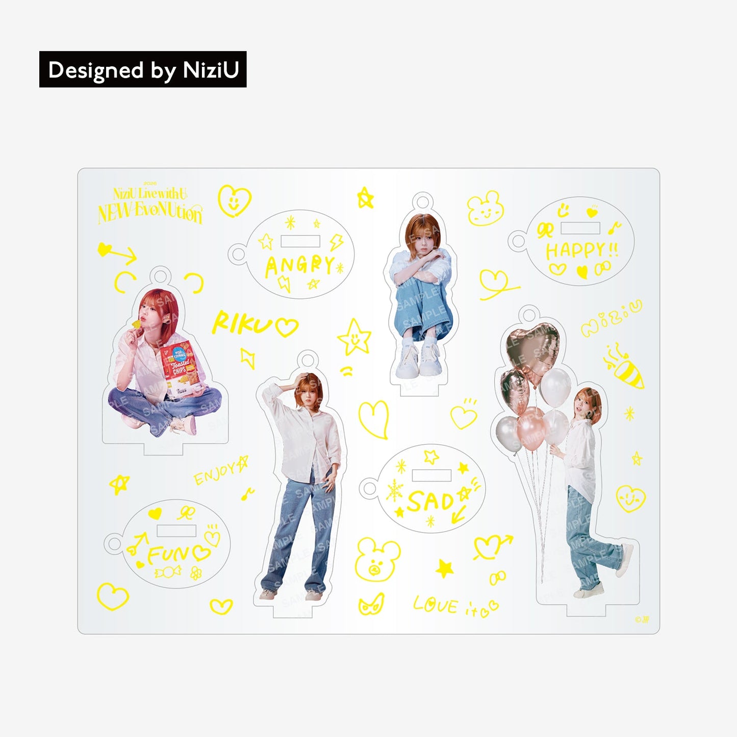 ACRYLIC STAND KEY HOLDER - RIKU / NiziU『Live with U 2026 “NEW EvoNUtion”』