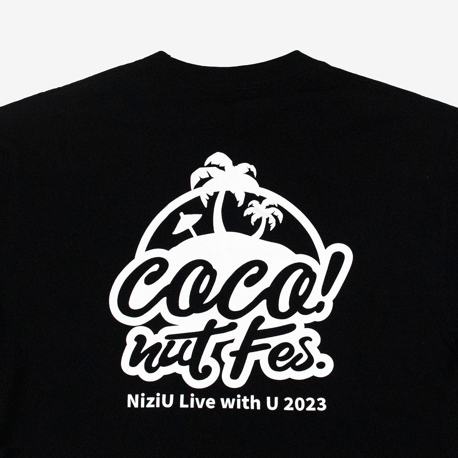 T-SHIRT / BLACK【S】 / NiziU『COCO! nut Fes.』