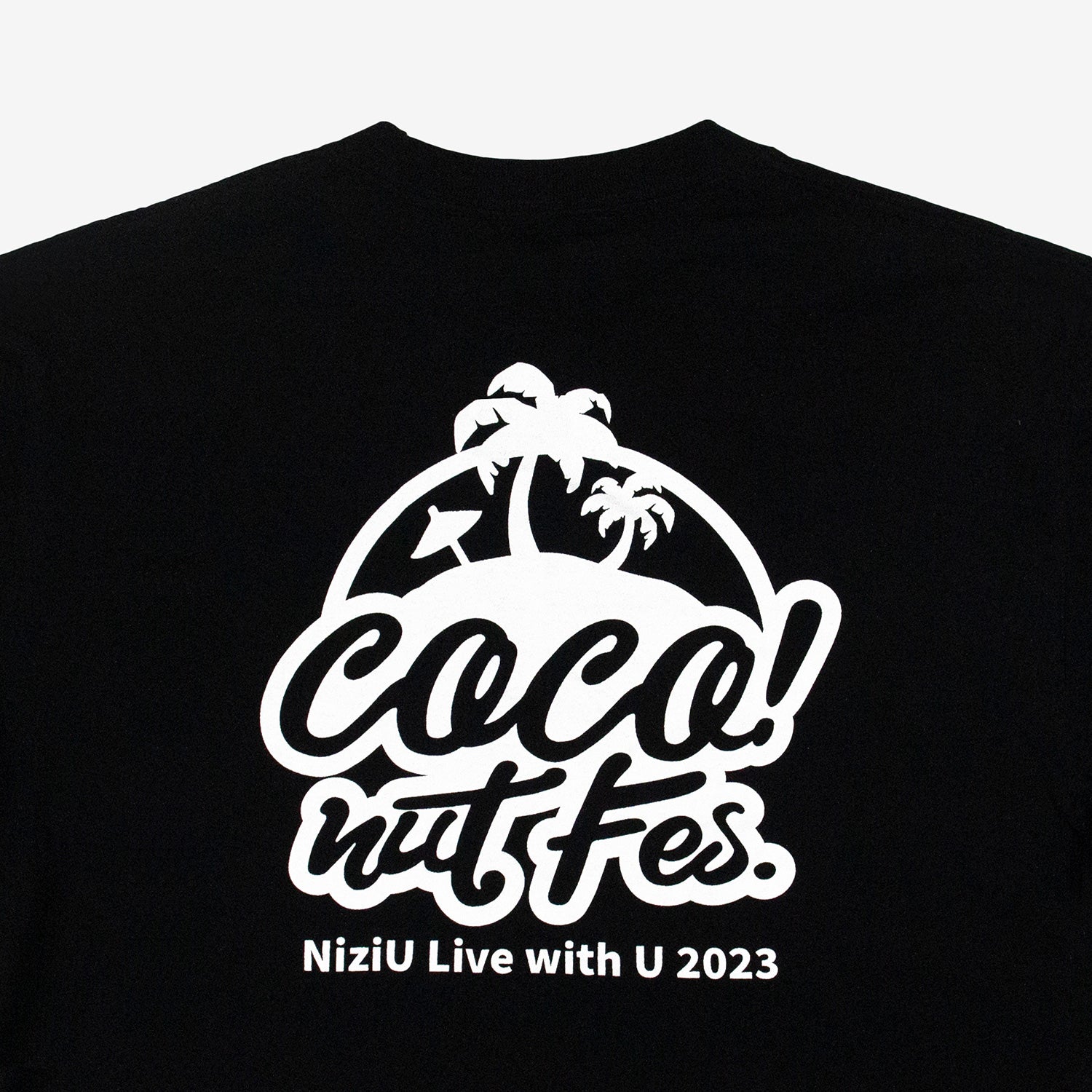 T-SHIRT / BLACK【M】 / NiziU『COCO! nut Fes.』 – JYP JAPAN ONLINE