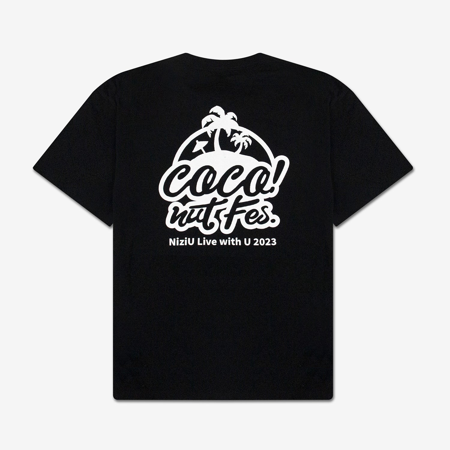 T-SHIRT / BLACK【L】 / NiziU『COCO! nut Fes.』 – JYP JAPAN ONLINE