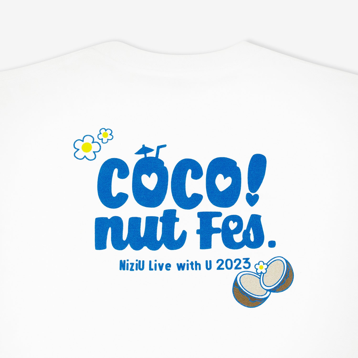T-SHIRT / WHITE【KIDS】 / NiziU『COCO! nut Fes.』 – JYP JAPAN