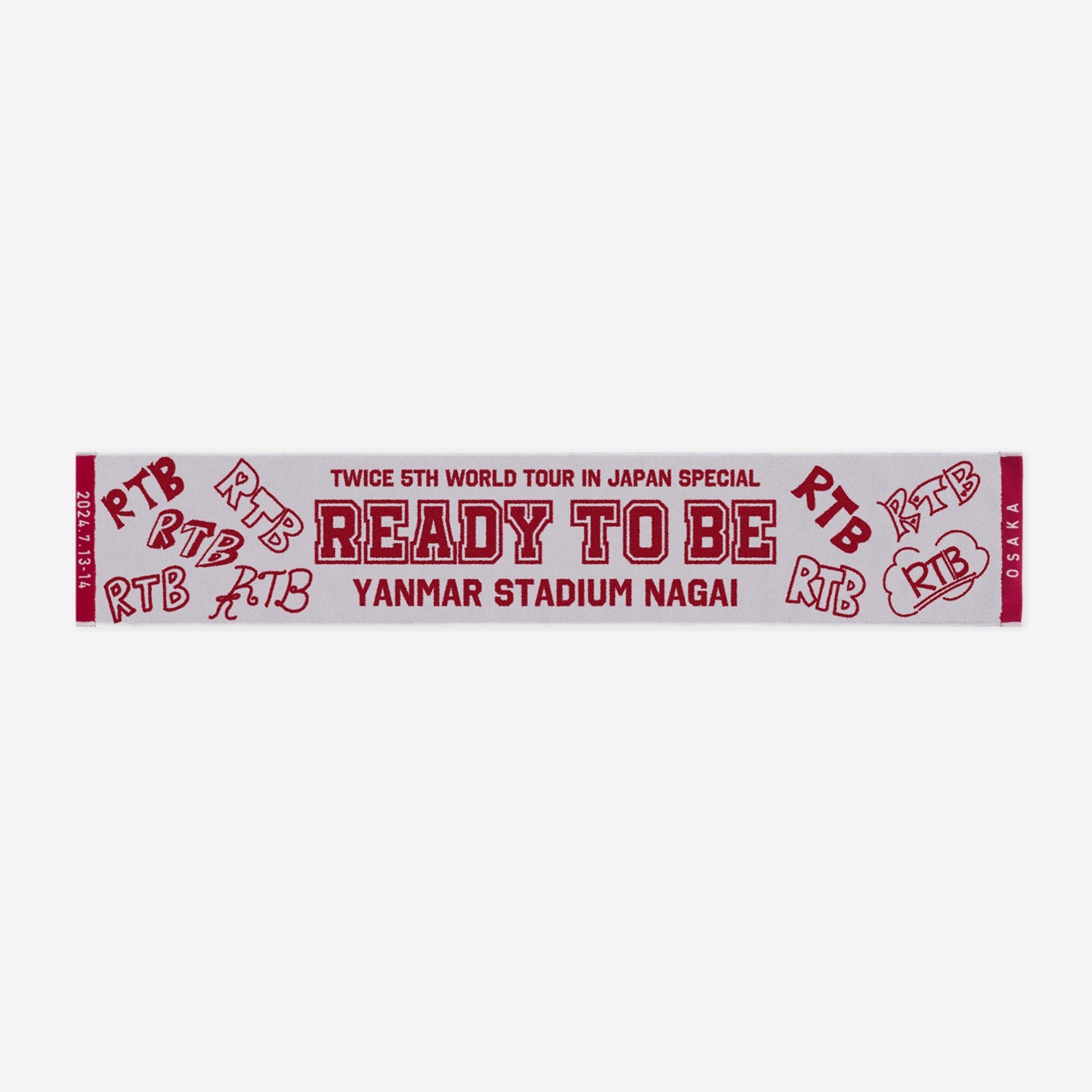 MUFFLER TOWEL Designed by TWICE【YANMAR STADIUM NAGAI】/ TWICE『READY TO BE SPECIAL』