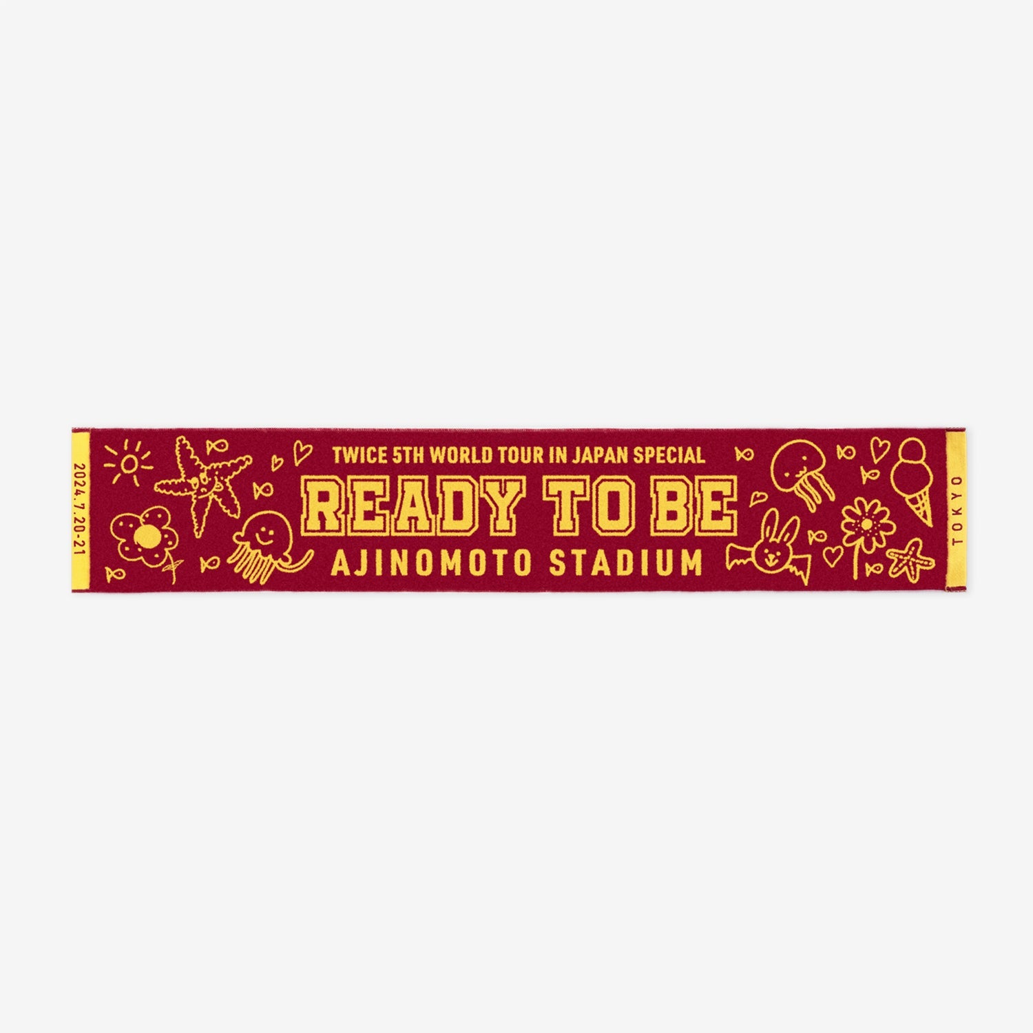 MUFFLER TOWEL Designed by TWICE【AJINOMOTO STADIUM】/ TWICE『READY TO BE SPECIAL』