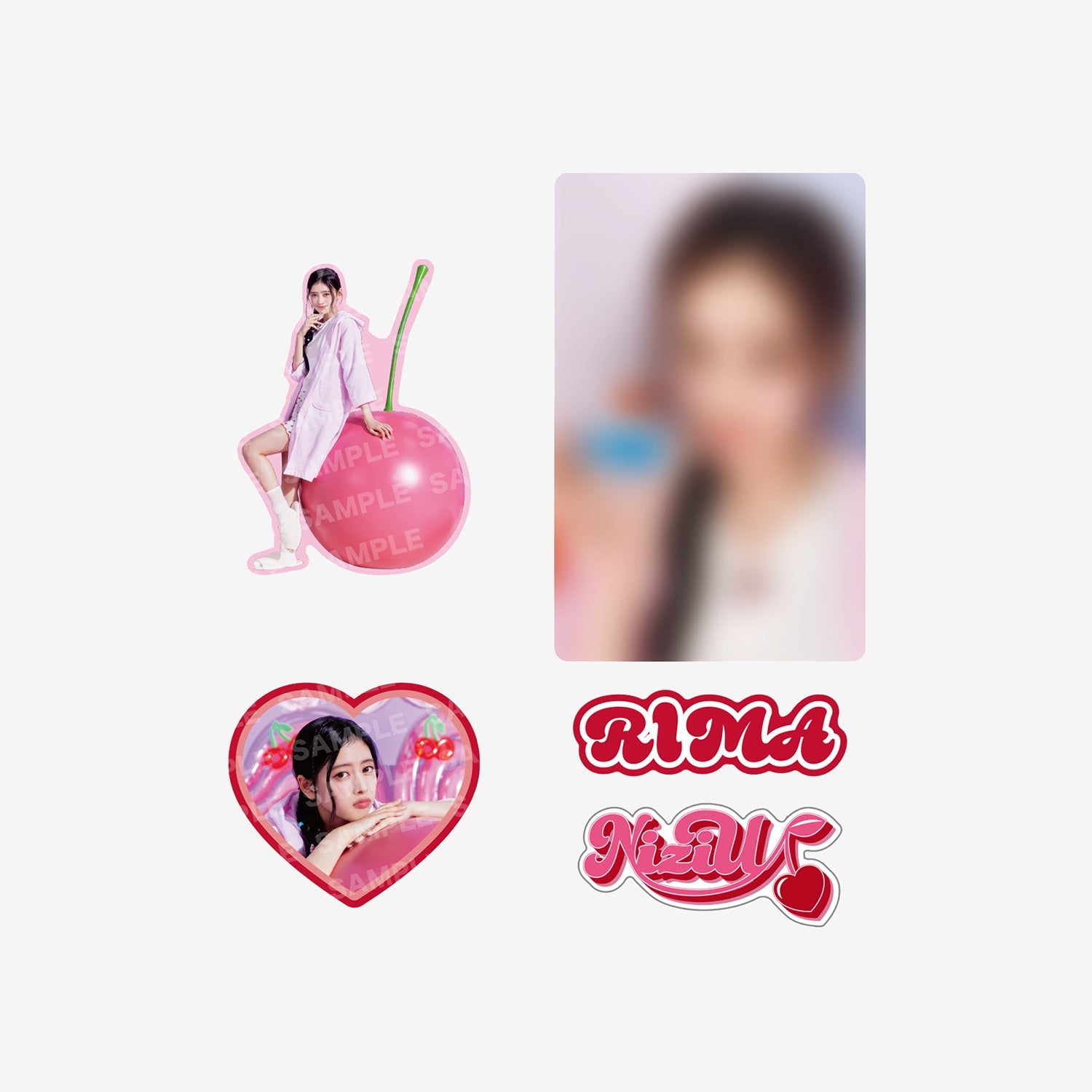 STICKER & PHOTO CARD SET - RIMA / NiziU『JYP JAPAN POPUP STORE 2024』