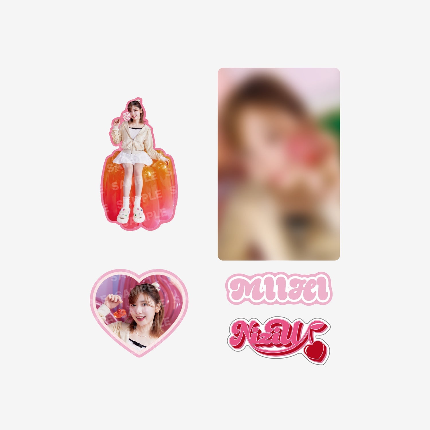 STICKER & PHOTO CARD SET - MIIHI / NiziU『JYP JAPAN POPUP STORE 2024』