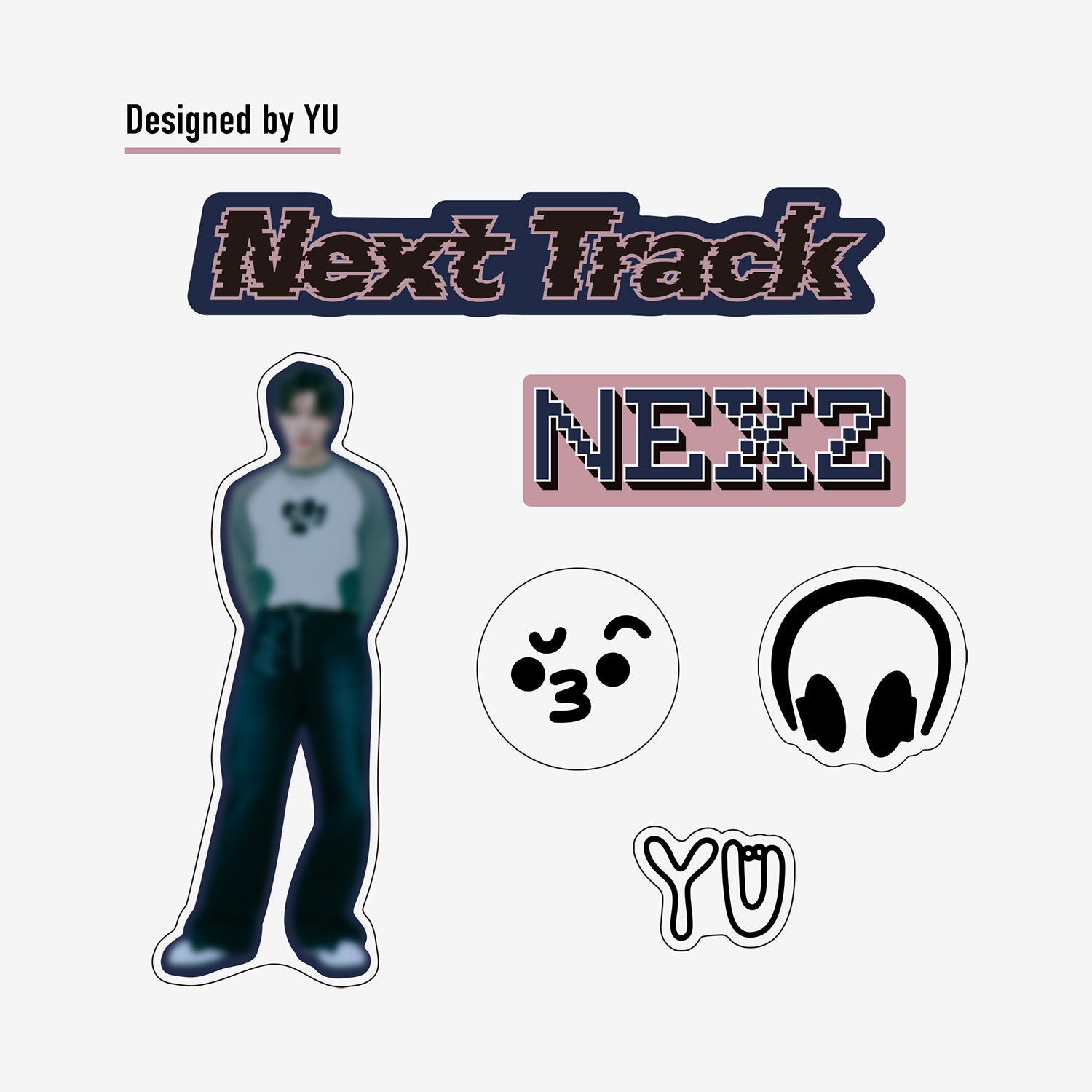 STICKER SET (6 PIECES) - YU /『NEXZ SEASON’S GREETINGS 2025 “Next Track”』