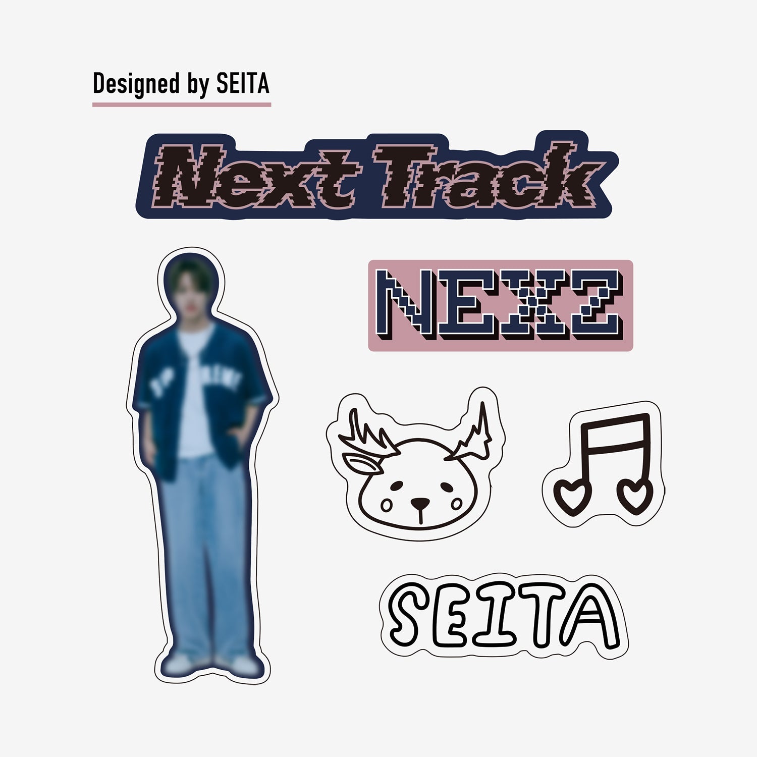 STICKER SET (6 PIECES) - SEITA /『NEXZ SEASON’S GREETINGS 2025 “Next Track”』