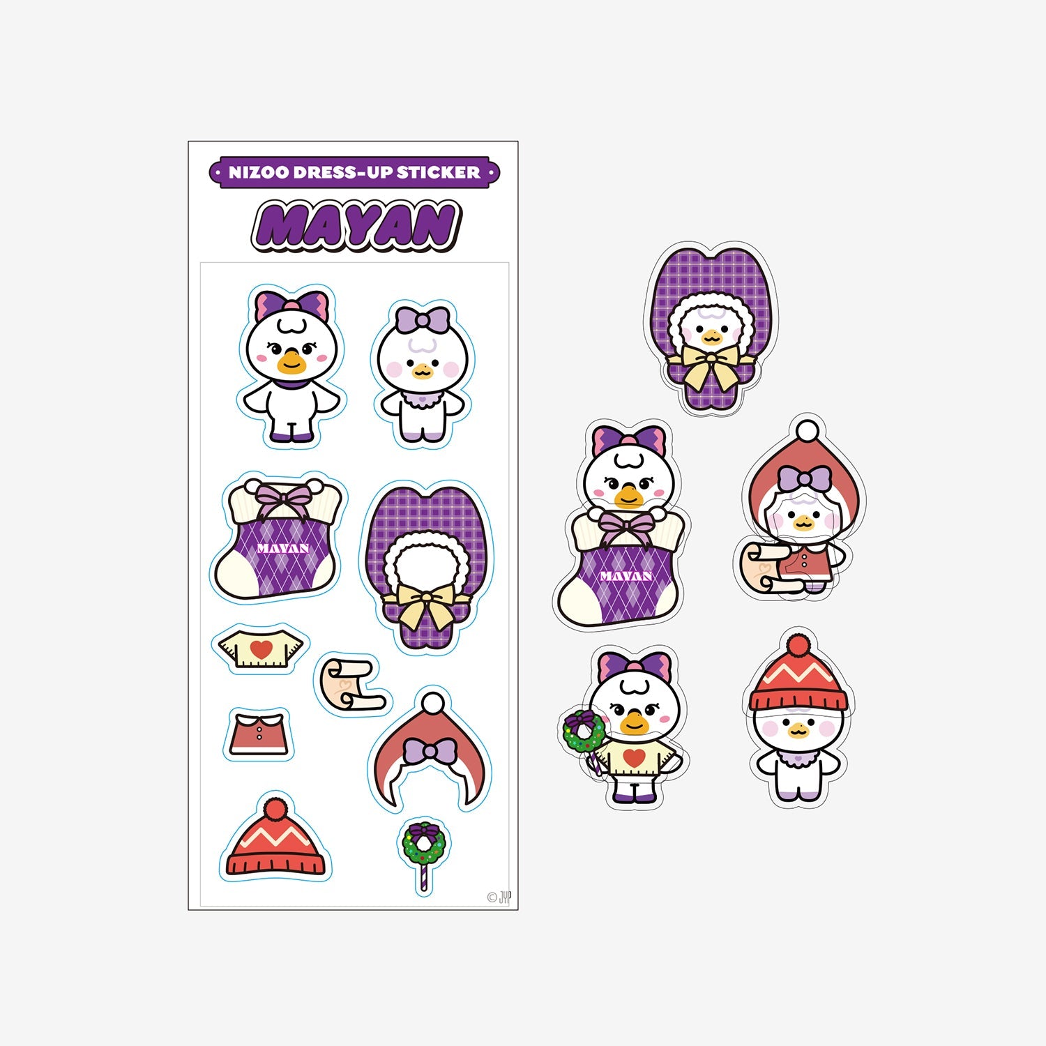 NIZOO DRESS UP STICKER - MAYAN /『NiziU Live with U 2024-2025』