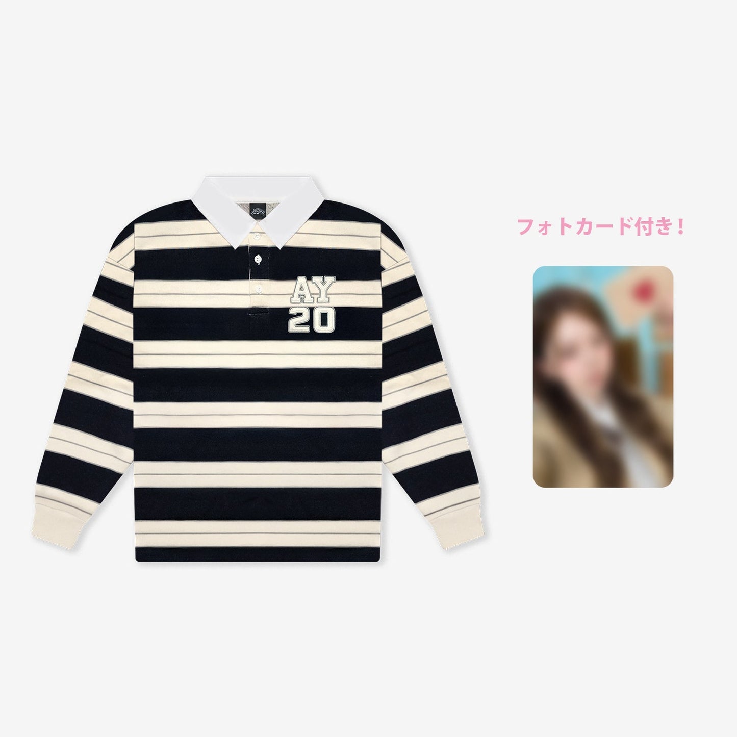 HORIZONTALLY-STRIPED SHIRT - AYAKA【L】/ NiziU『Live with U 2025』