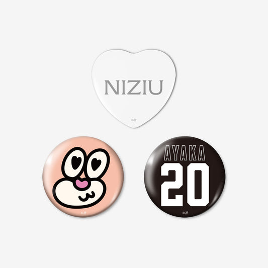 BADGE SET（3PIECES）- AYAKA / NiziU『Live with U 2026 “NEW EvoNUtion”』