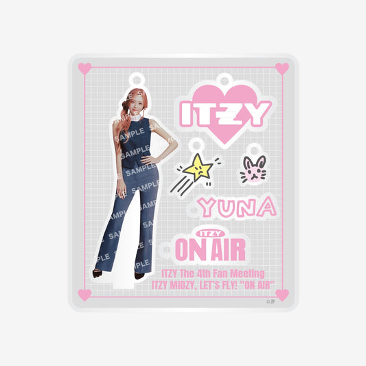 ACRYLIC STAND KEY HOLDER - YUNA / ITZY『The 4th Fan Meeting ITZY MIDZY, LET’S FLY! "ON AIR"』