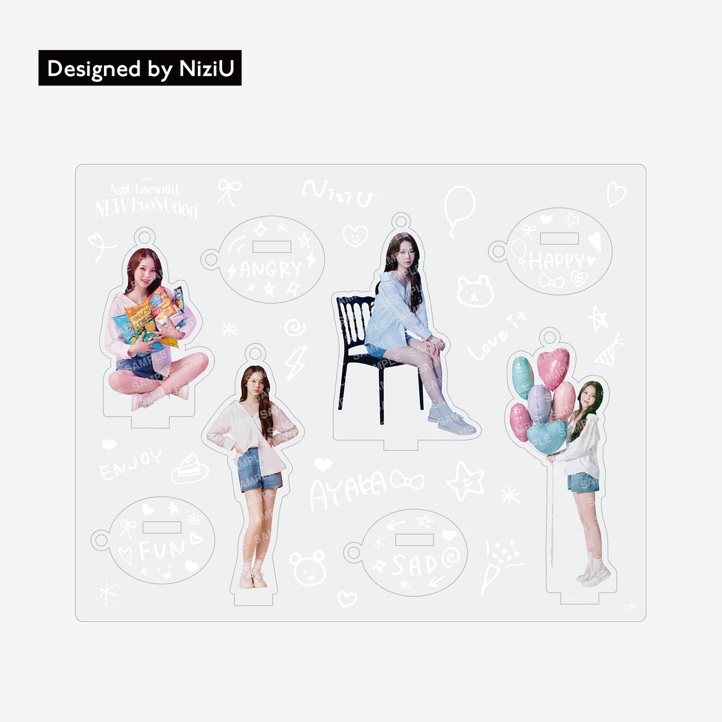 ACRYLIC STAND KEY HOLDER - AYAKA / NiziU『Live with U 2026 “NEW EvoNUtion”』