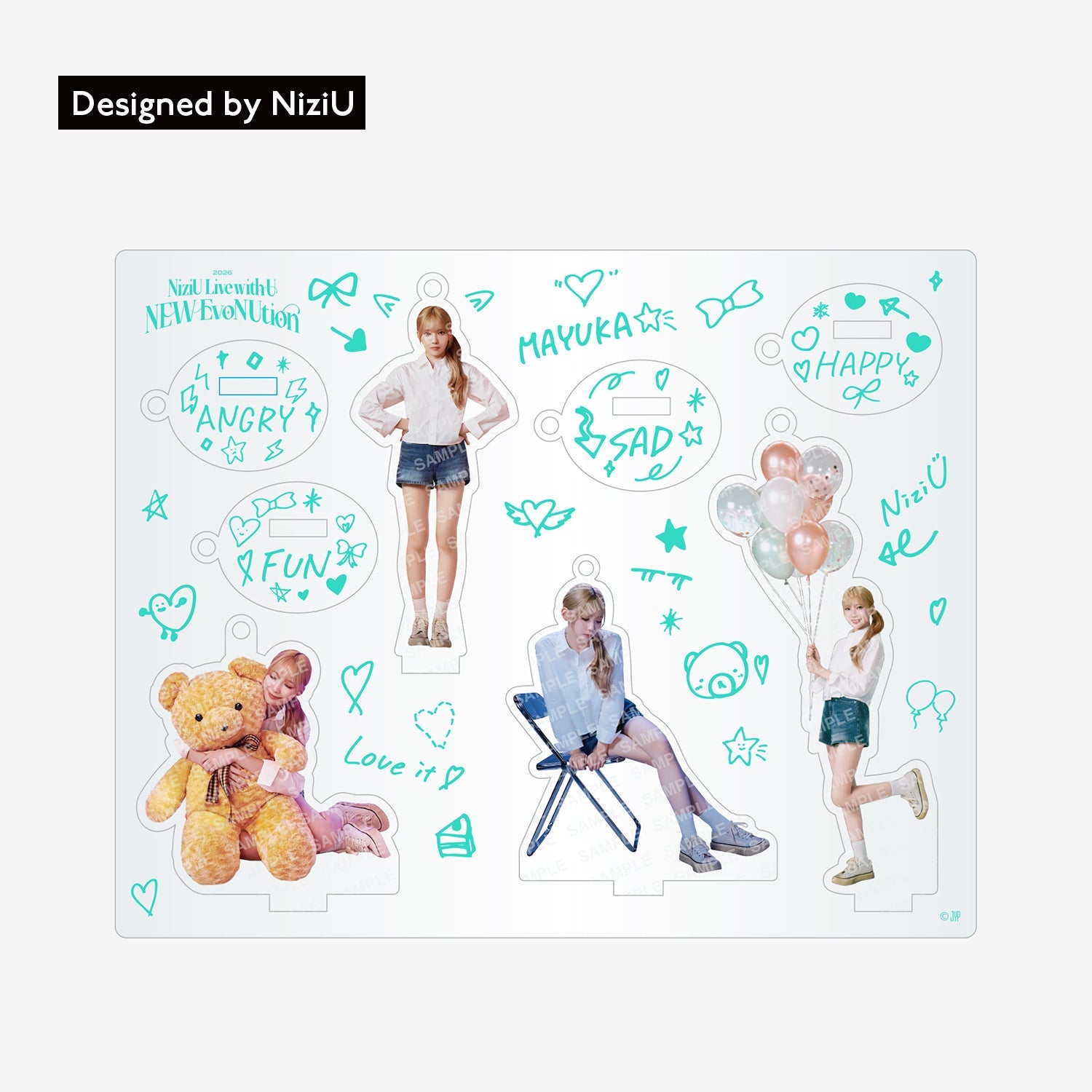 ACRYLIC STAND KEY HOLDER - MAYUKA / NiziU『Live with U 2026 “NEW