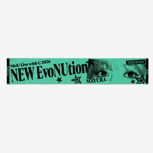 MUFFLER TOWEL - MAYUKA / NiziU『Live with U 2026 “NEW EvoNUtion”』