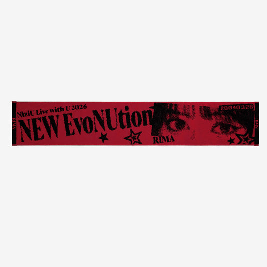 MUFFLER TOWEL - RIMA / NiziU『Live with U 2026 “NEW EvoNUtion”』