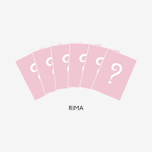 LIVE PHOTO TRADING CARD（6PIECES）- RIMA / NiziU『Live with U 2025 "NEW EMOTION : Face To Face"』