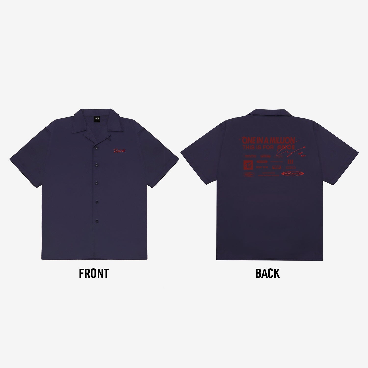 SHIRT - CHAEYOUNG【L】/ TWICE『THIS IS FOR (MUFG STADIUM)』 – JYP