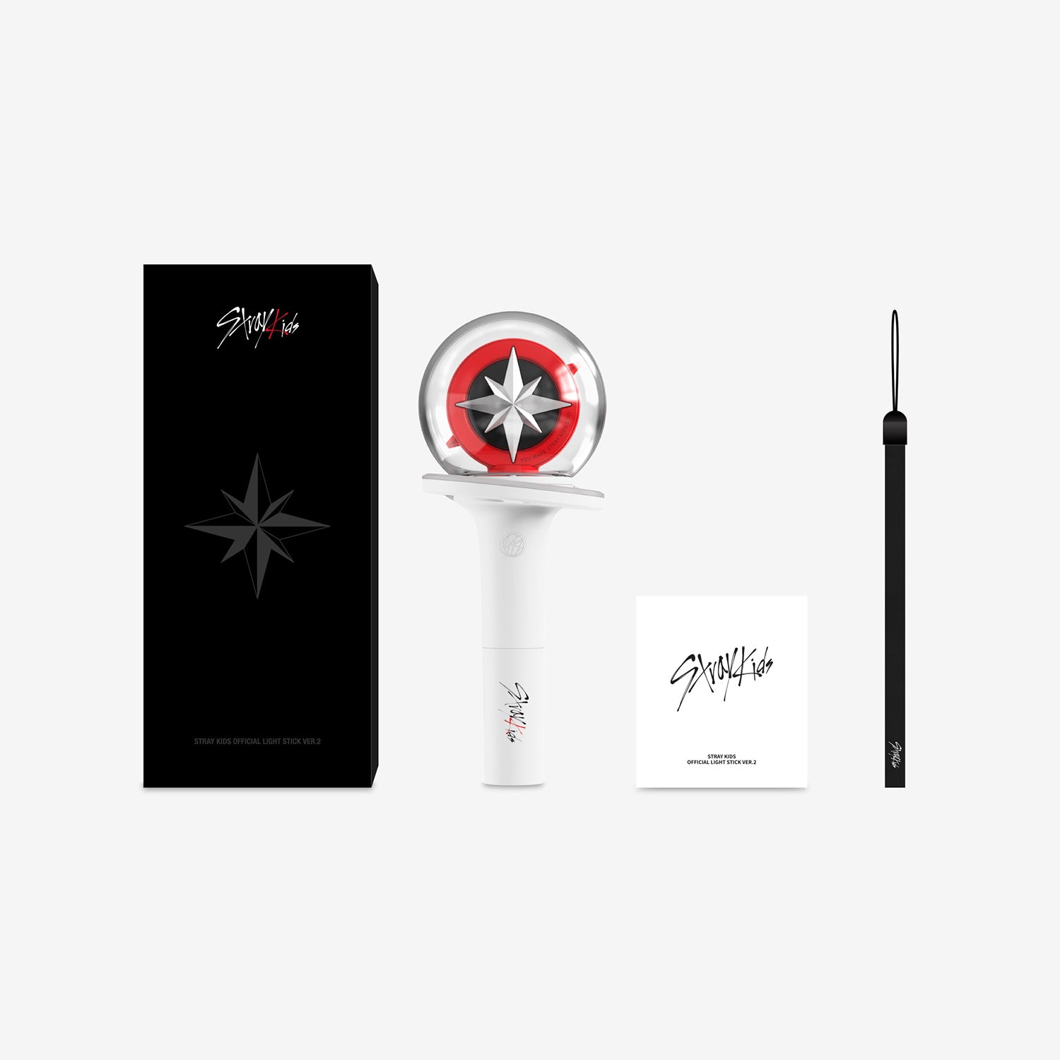 StrayKids OFFICIAL LIGHT STICK VER.2 2本-