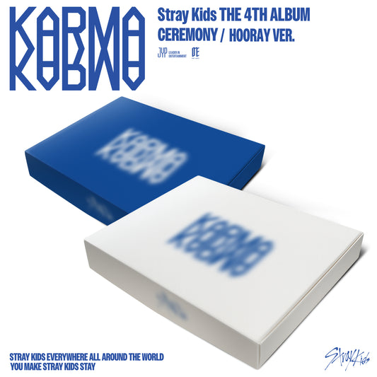 Stray Kids THE 4TH ALBUM "KARMA" [CEREMONY VER./HOORAY VER.] 2バージョンランダム