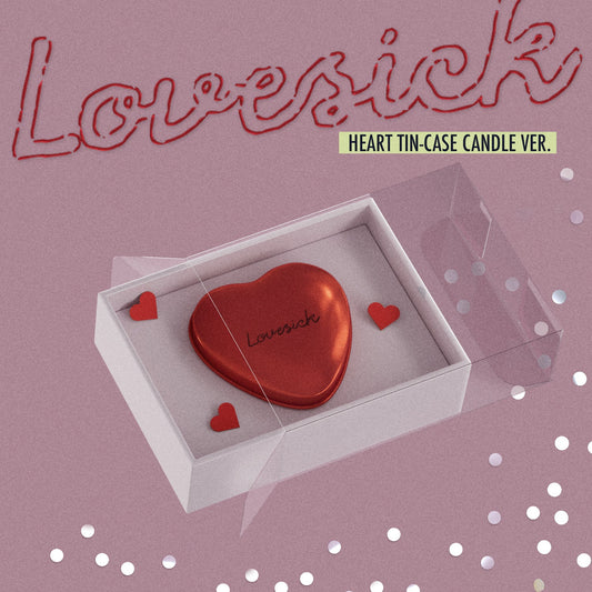 ITZY CHAERYEONG 1st Mini Album『Lovesick』HEART TIN-CASE CANDLE Ver.