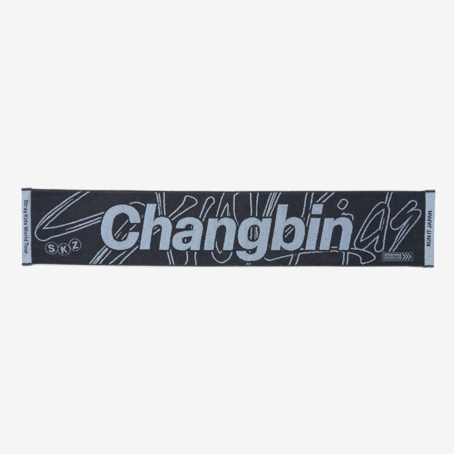 MUFFLER TOWEL - Changbin / Stray Kids『World Tour <RUN IT JAPAN>』
