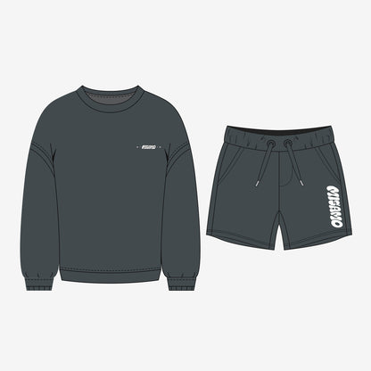SOFT TERRY LOUNGE SET / DARK GRAY【L】/ MISAMO『3rd Anniversary POPUP STORE "CCC"』